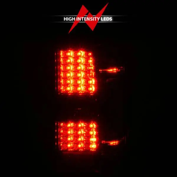 ANZO 15-19 Chevy Silverado 2500HD/3500HD (Halgn Only) LED Tail Lights w/Smoke Light Bar & Clear Lens thumbnail 12
