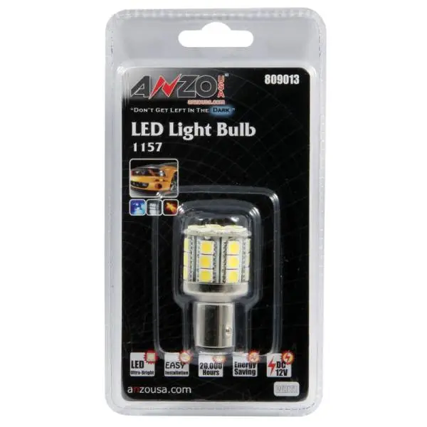 ANZO LED Bulbs Universal LED 1157 White - 28 LEDs 1 3/4in Tall thumbnail 2