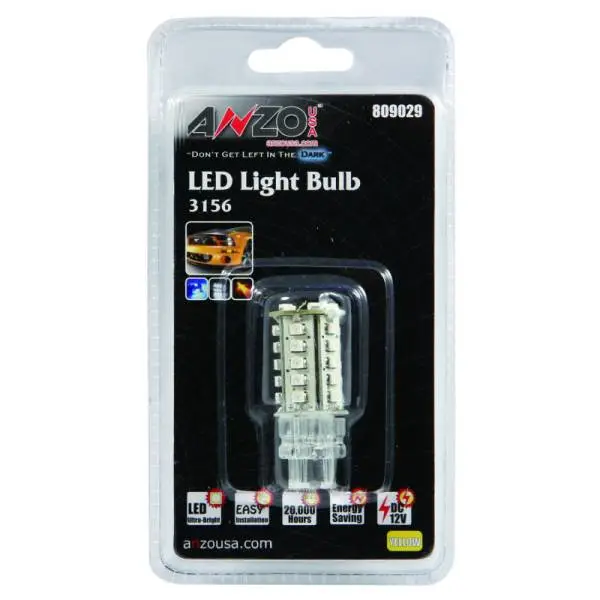 ANZO LED Bulbs Universal 3156/3157 Amber thumbnail 2