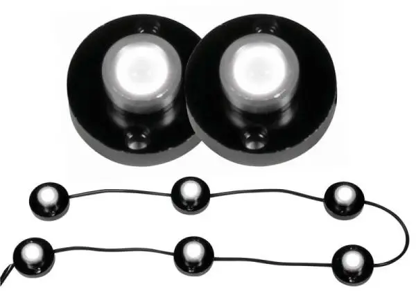 ANZO Bed Rail Lights Universal LED Heavy Duty 6 Pod LED Bed Rail/Rock Crawler Lighting thumbnail 2