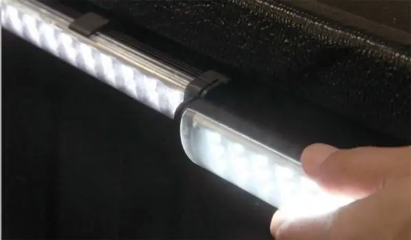 ANZO Bed Rail Lights Universal LED Utility Bar Chrome thumbnail 7