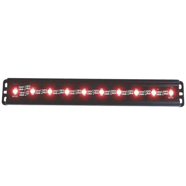 ANZO Universal 12in Slimline LED Light Bar (Red) thumbnail 2