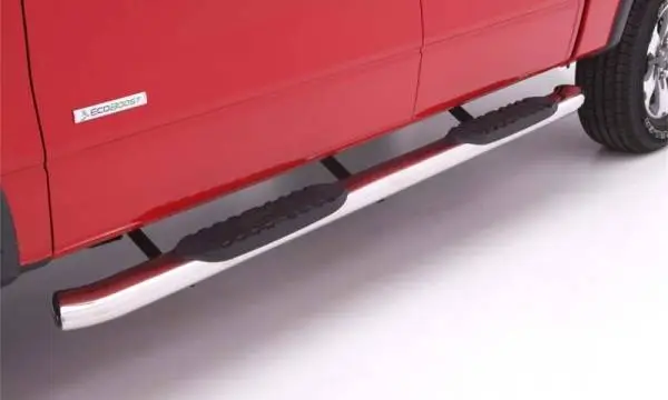 Lund 09-17 Dodge Ram 1500 Quad Cab 5in. Curved Oval SS Nerf Bars - Polished thumbnail 3