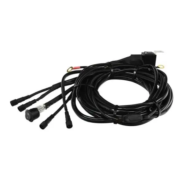 Westin Universal LED Rock Light Kit - 4 Lights - 14ft 9in Wiring Harness & Switch - Black thumbnail 5