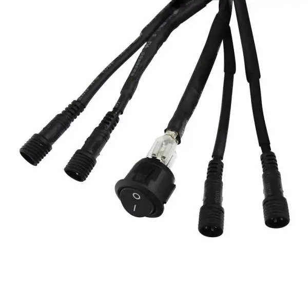 Westin Universal LED Rock Light Kit - 4 Lights - 14ft 9in Wiring Harness & Switch - Black thumbnail 10