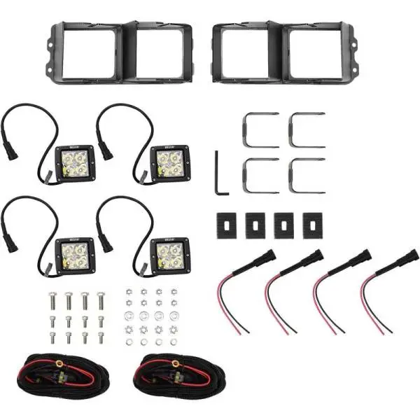 Westin Universal Light Kit for Outlaw Front Bumpers - Textured Black thumbnail 2