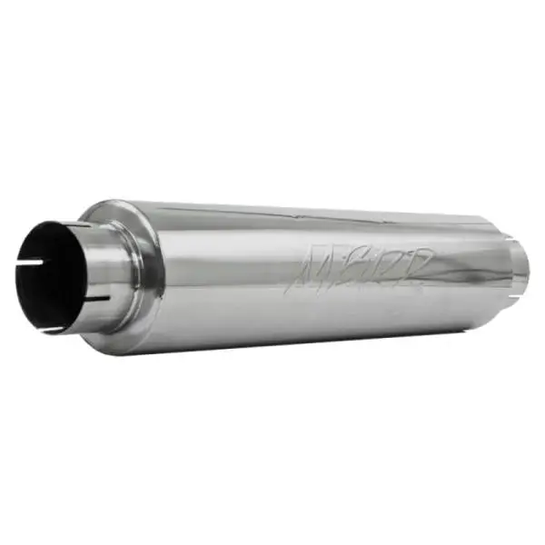 MBRP Universal Quiet Tone Muffler 4in Inlet/Outlet 24in Body 6in Dia 30in Overall T304 thumbnail 2