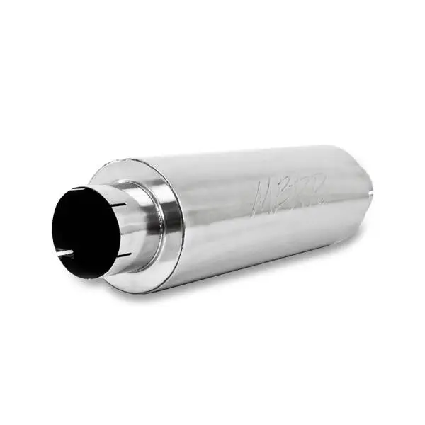 MBRP Universal Quiet Tone Muffler 5in Inlet /Outlet 8in Dia Body 31in Overall thumbnail 2