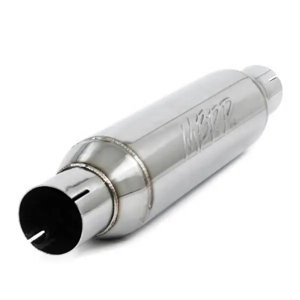 MBRP Universal Resonator 2.5in inlet/outlet 16in body 20in overall T304 thumbnail 3