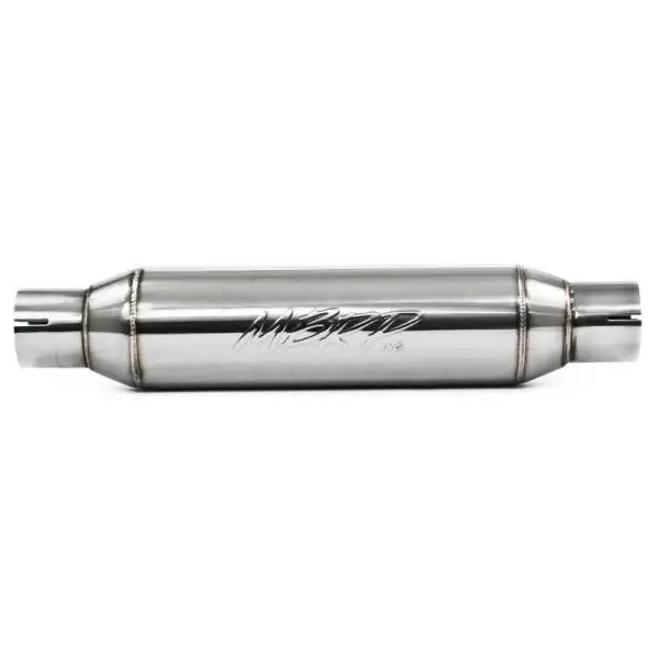 MBRP Universal Resonator 2.5in inlet/outlet 16in body 20in overall T304 thumbnail 4