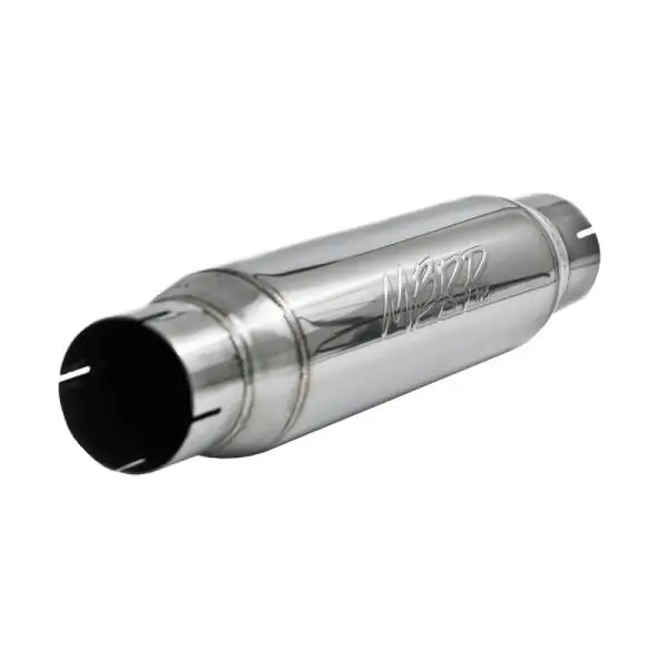 MBRP Universal Resonator 3in Inlet /Outlet 16in Body 20in Overall T304 thumbnail 2
