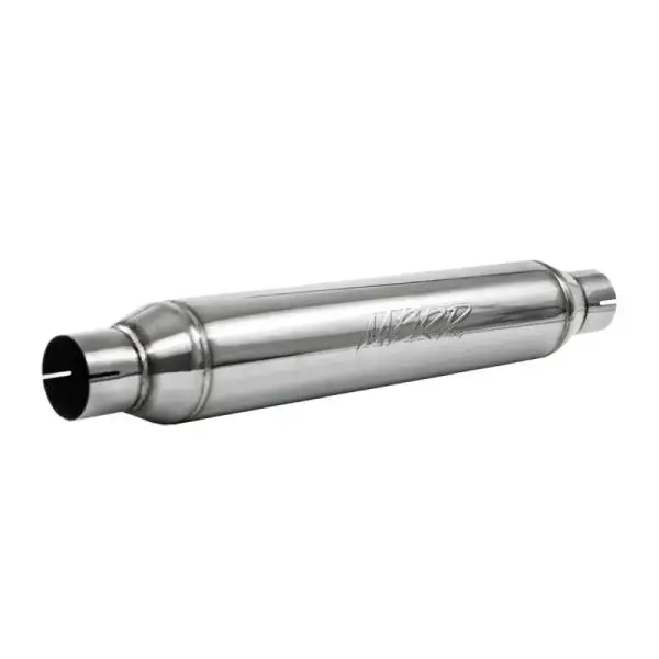MBRP Universal Resonator 2.5in inlet/outlet 22in body 26in overall T304 thumbnail 2