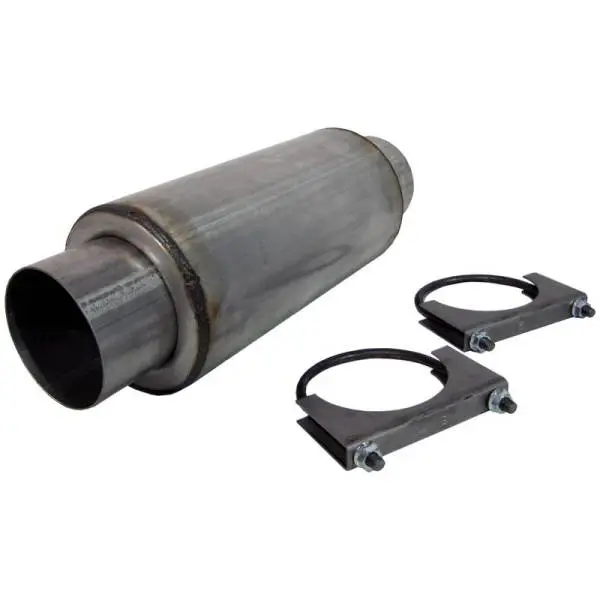 MBRP Universal Resonator 4 Inlet /Outlet 12 Body 18 Overall Aluminized thumbnail 3