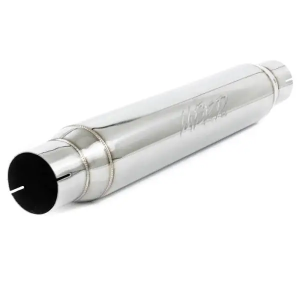MBRP Universal Resonator 4 Inlet /Outlet 12 Body 18 Overall Aluminized thumbnail 4