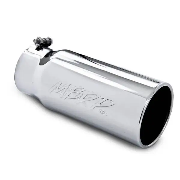 MBRP Universal Tip 5 O.D. Rolled Straight 4 inlet 12 length thumbnail 3