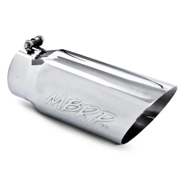 MBRP Universal Tip 5 O.D. Dual Wall Angled 4 inlet 12 length thumbnail 3