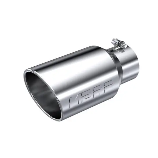 MBRP Universal Tip 6 O.D. Angled Rolled End 4 inlet 12 length thumbnail 2