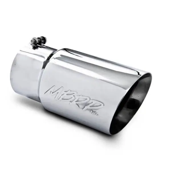 MBRP Universal Tip 6 O.D. Dual Wall Angled 5 inlet 12 length thumbnail 3