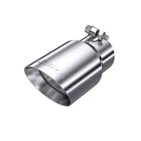 MBRP Universal Tip 4in O.D. Dual Wall Angled 3in inlet 8in length T304 thumbnail 2