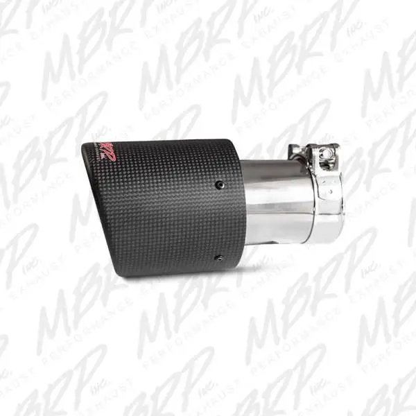 MBRP Universal Carbon Fiber Tip 4in OD/3in Inlet/7.7in L thumbnail 3