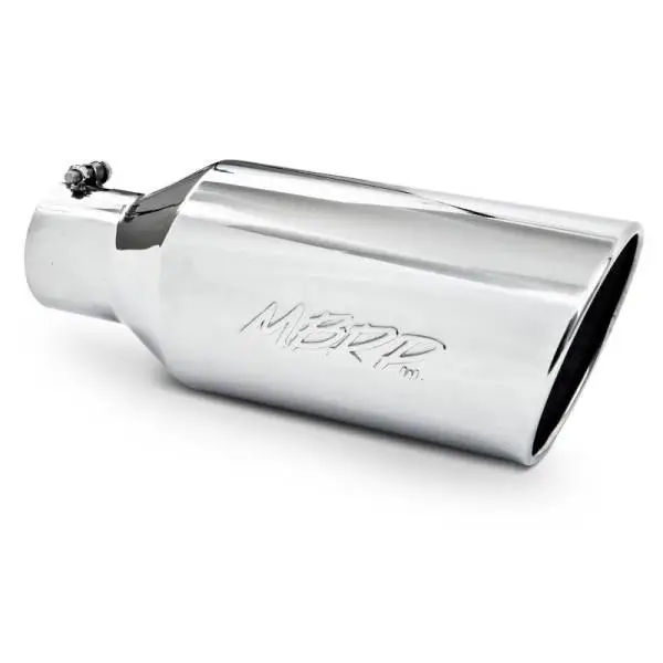 MBRP Universal Tip 7inch O.D. Rolled End 4inch inlet 18inch length - T304 (SINGLE TIP) thumbnail 3