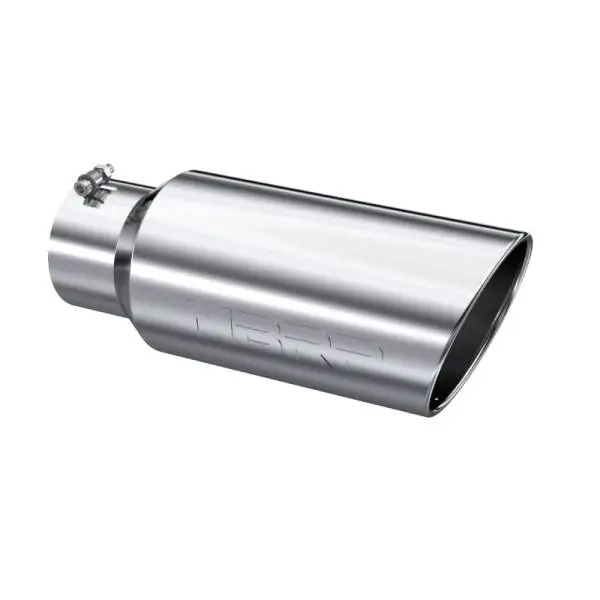 MBRP Universal Tip 7in O.D. Rolled End 5in inlet 18in length - T304 (SINGLE TIP) thumbnail 2