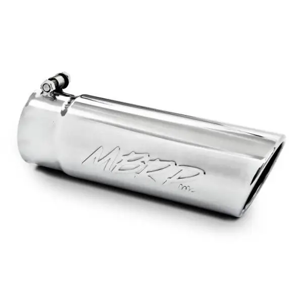 MBRP Universal Tip 7in O.D. Rolled End 5in inlet 18in length - T304 (SINGLE TIP) thumbnail 4
