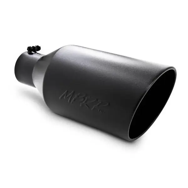MBRP Universal Tip 8in O.D. Rolled End 4in inlet 18in length Black thumbnail 3