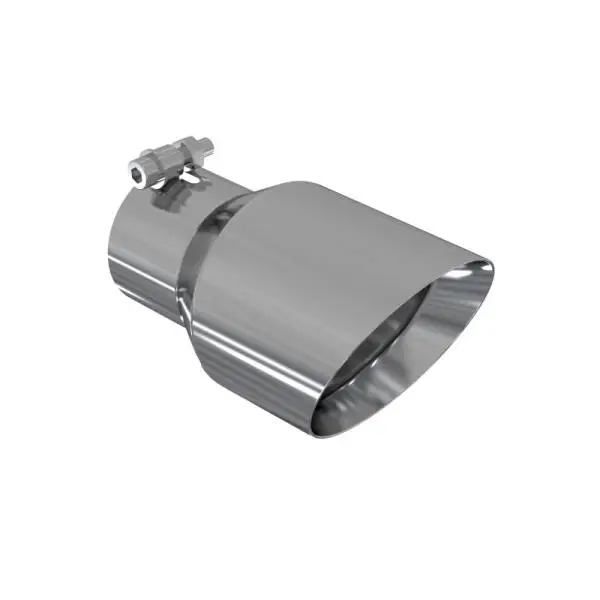 MBRP Universal Tip 4.5in O.D. Dual Wall Angled 3in inlet 8in length T304 thumbnail 2