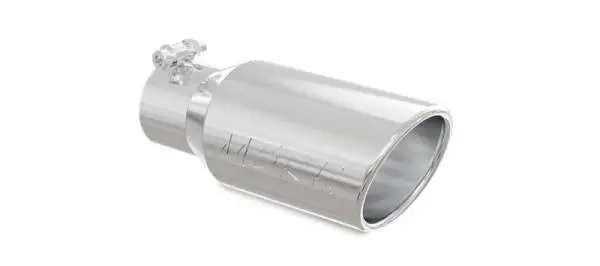 MBRP Universal Tip 4in OD 3in Inlet 10in Length Angled Rolled End T304 thumbnail 3