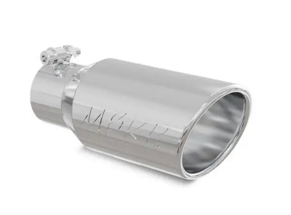 MBRP Universal Tip 4in OD 2.75in Inlet 10in Length Angled Rolled End T304 thumbnail 3