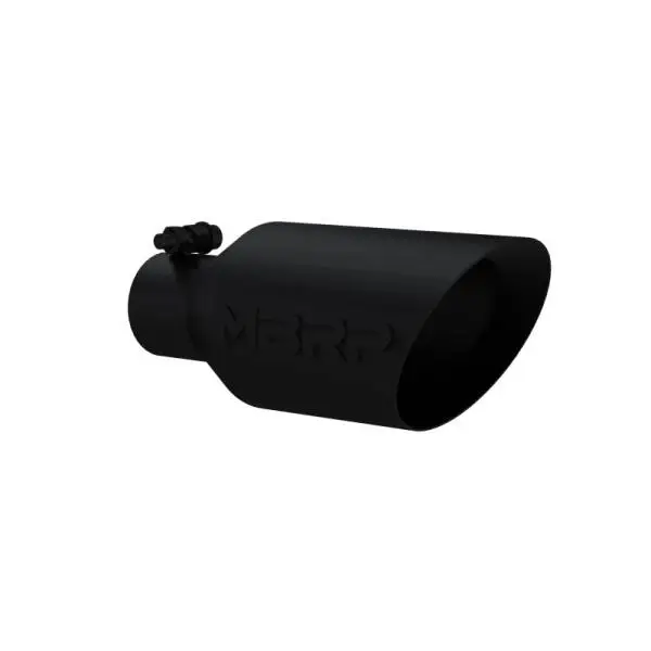 MBRP Universal Dual Wall Angle Rolled End Tip 4-1/2in OD / 2-1/2in Inlet / 11in Length - Black thumbnail 2