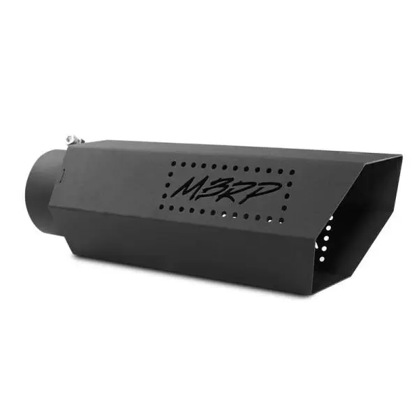 MBRP Universal Hex Tip 4in Inlet 16in Length w/o Logo - Black Coated thumbnail 3