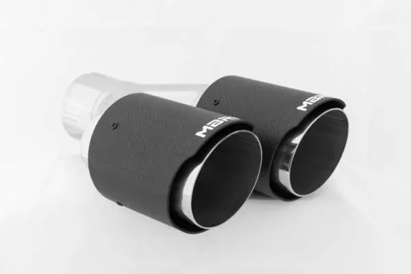 MBRP Universal Carbon Fiber Dual Tip 3.5in OD/2.5in Inlet thumbnail 2