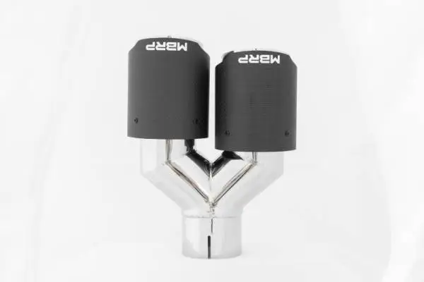 MBRP Universal Carbon Fiber Dual Tip 3.5in OD/2.5in Inlet thumbnail 4