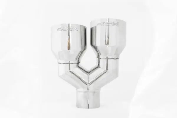MBRP Universal T304 SS Dual Tip 4in OD/2.5in Inlet thumbnail 2