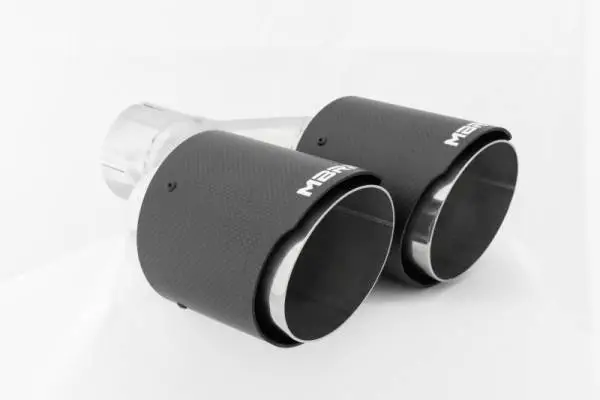 MBRP Universal Carbon Fiber Dual Tip 4in OD/2.5in Inlet thumbnail 2