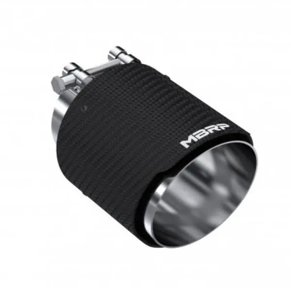 MBRP Universal Carbon Fiber Dual Wall Tip 4.5in OD/3in Inlet/6.13in L thumbnail 5