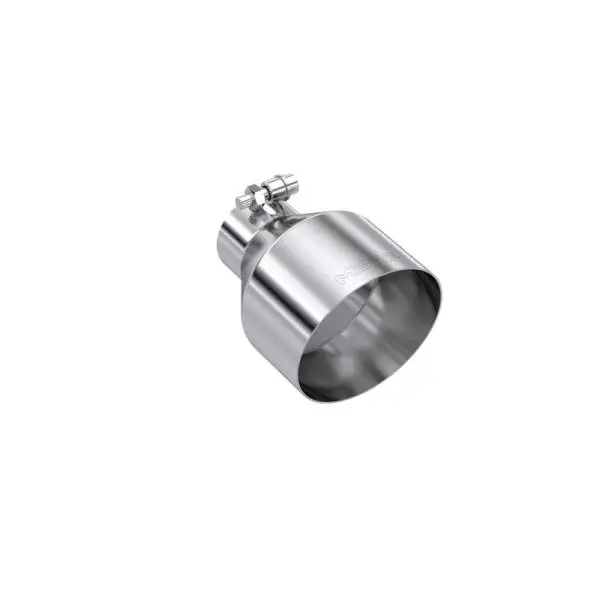 MBRP Universal T304 Stainless Steel Tip 2.5in ID / 5in OD Out / 6.5in Length Angle Cut Single Wall thumbnail 2