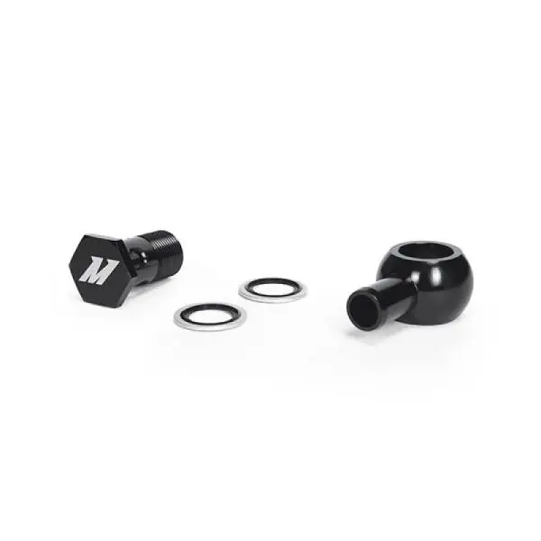 Mishimoto M20 x 5/8 Straight Black Banjo Fitting w/ Bolt thumbnail 6