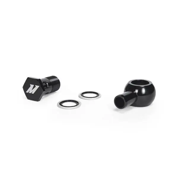 Mishimoto M20 x 5/8 Straight Black Banjo Fitting w/ Bolt thumbnail 7