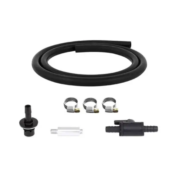 Mishimoto Compact Baffled Oil Catch Can Petcock Drain Kit w/ Metal Drain Fitting thumbnail 2