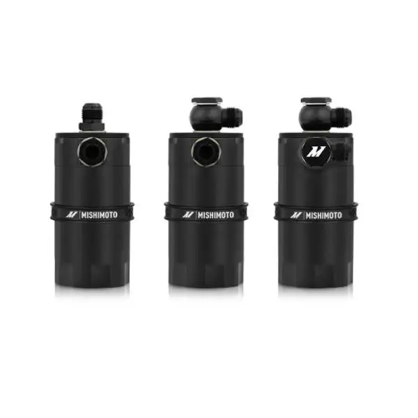Mishimoto Universal Baffled Oil Catch Can - Black thumbnail 15