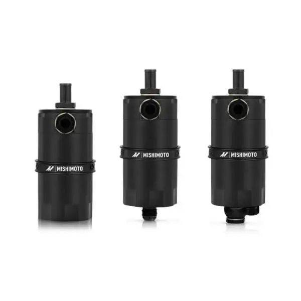 Mishimoto Universal Baffled Oil Catch Can - Black thumbnail 16