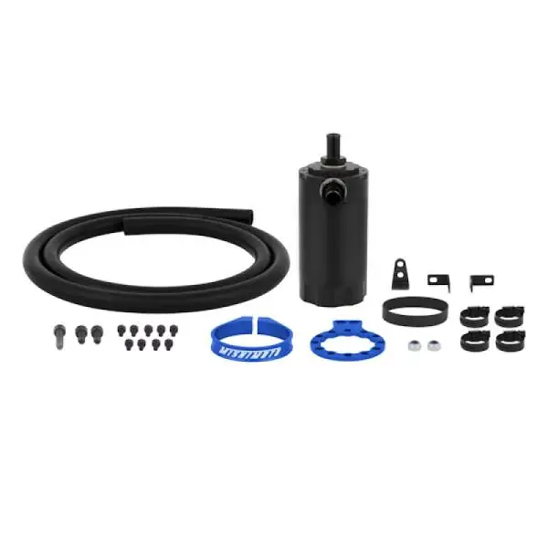 Mishimoto Universal Baffled Oil Catch Can - Blue thumbnail 6