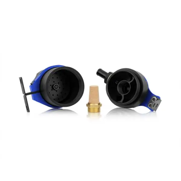 Mishimoto Universal Baffled Oil Catch Can - Blue thumbnail 14