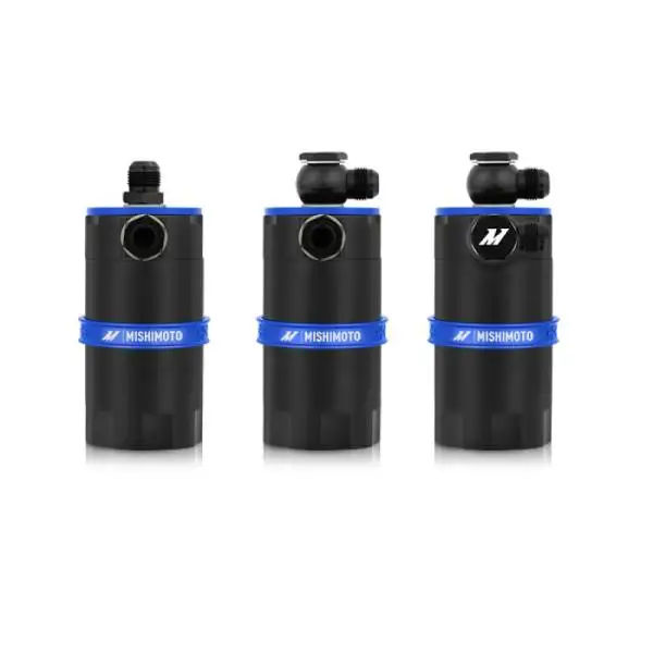 Mishimoto Universal Baffled Oil Catch Can - Blue thumbnail 15