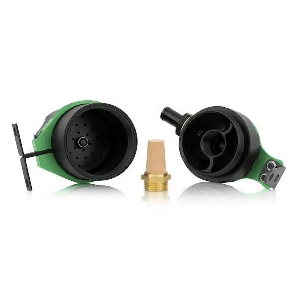 Mishimoto Universal Baffled Oil Catch Can - Green thumbnail 3