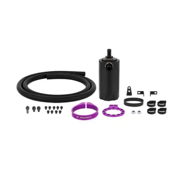 Mishimoto Universal Baffled Oil Catch Can - Purple thumbnail 7