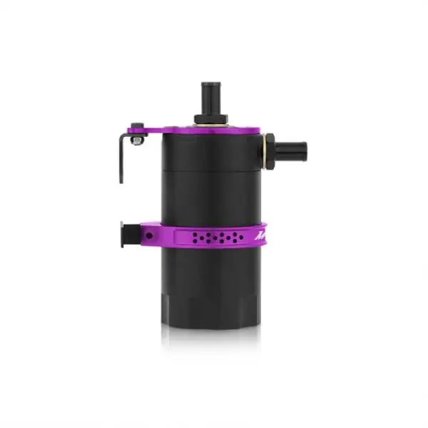 Mishimoto Universal Baffled Oil Catch Can - Purple thumbnail 9